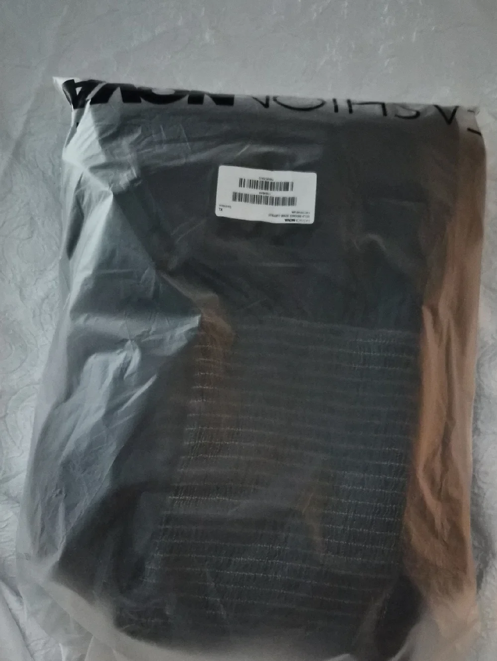 NEW Strapless Tubed Top Denim Jumpsuit ▪︎ Dark Blue ▪︎ Sz XL - Picture 13 of 14